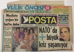 Posta Gazetesi 3 Aralık 1984 - Natoda Büyük Kriz Yaşanıyor , Nazan Şoray 3 Esrarengiz Adamdan Korkuyor GZ13448 - 1