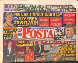 Posta Gazetesi 3 Ekim 2013 - Yaşar Kemal 