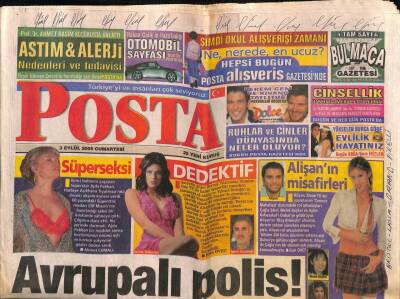 Posta Gazetesi 3 Eylül 2005 - Fatih Terimin En Büyük Sınavı GZ82653 - 1