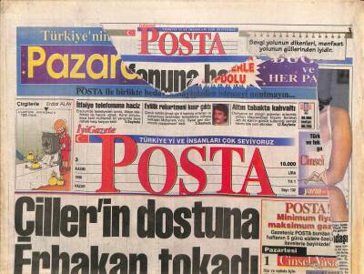 Posta Gazetesi 3 Kasım 1996 - Muazzez Abacı Sevgilisini Özaldan Sakladı GZ96910 - 1