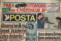 Posta Gazetesi 3 Mayıs 1985-Türkan Sabancı Aşçısının Yardımına Koştu GZ45231 - 1