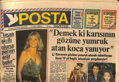 Posta Gazetesi 3 Nisan 1984 - 23 Yıldır Modası Geçmeyen Sanatçı * Johnny Hallday GZ114613 - 1