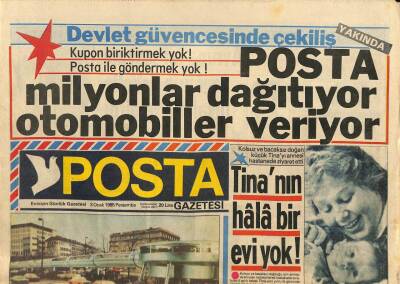 Posta Gazetesi 3 Ocak 1985 - Bir Zamanların Ünlü Yıldızı Katharine Hepburn 78 Yaşında Ama Bir Genç Kız Kadar Enerjik... GZ114271 - 1