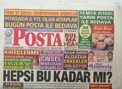 Posta Gazetesi 3 Şubat 2007 Zerrinin Eşi Levent 2 Kez Soyuldu - Kaçamak Aşıklar Sapphire de Yakalandı - GZ44553 - 1