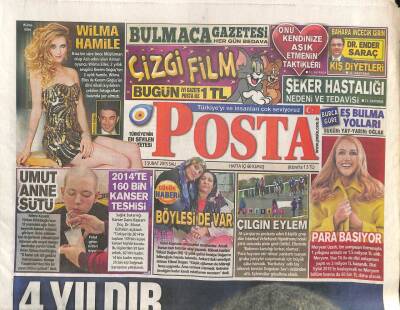 Posta Gazetesi 3 Şubat 2015 - Meryem Uzerli , Bir Şampuan Firmasıyla 1 Yıllığına Anlaştı Ve 1.5 Milyon TL Aldı GZ106414 - 1