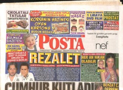 Posta Gazetesi 30 Ekim 2011 - Nihat Doğan ve İzzet Yıldızhan Ankara'da Fuhuşta Basıldı GZ158452 - Gökçekoleksiyon