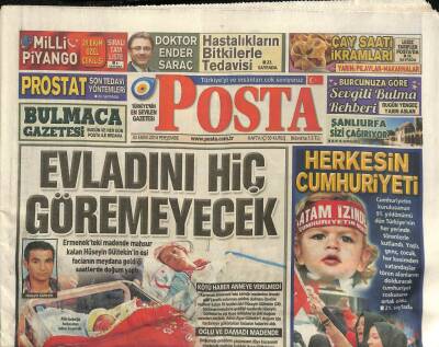 Posta Gazetesi 30 Ekim 2014 - Cumhurbaşkanlığı Kültür Ve Sanat Ödülü Hülya Koçyiğite Verildi GZ106443 - 1