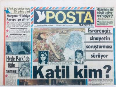 Posta Gazetesi 30 Kasım 1984 - Müjde Ar Gerçekci Ve Cesur Filmlerde Oynamaya Devam Edeceğim GZ41220 - 1