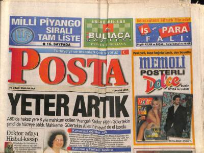 Posta Gazetesi 30 Ocak 2000 - Bülent Ersoyun Ekranlarda Özel Bir Konseri 26,5 Milyar GZ96434 - 1