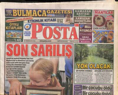 Posta Gazetesi 30 Temmuz 2013 - Bosingwaya 5.8 Milyon Euro - Topbaş İstanbula Park Yapacak GZ106510 - 1