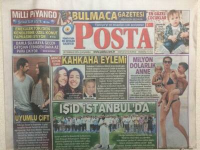 Posta Gazetesi 30 Temmuz 2014 - Uyumlu Çift, Milyon Dolarlık Anne GZ29581 - 1