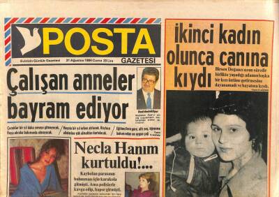 Posta Gazetesi 31 Ağustos 1984 - Anthony Delonu Ezmek İsteyen Meçhul Tır Aranıyor GZ106657 - 1