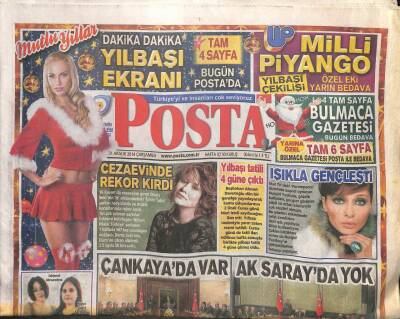 Posta Gazetesi 31 Aralık 2014 - Deniz Sekinin İz Albümündeki İyisin Tabi Şarkısı Radyolarda Ve Müzik Kanallarında Rekor Kırdı GZ106467 - 1