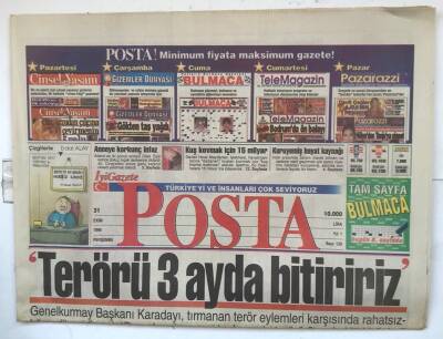 Posta Gazetesi 31 Ekim 1996 - Refah 7 Trilyonun Peşinde GZ7854 - 1