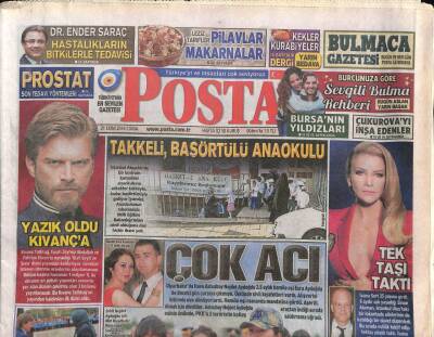 Posta Gazetesi 31 Ekim 2014 - Ivana Sert , Tek Taşı Taktı - Kıvanç Tatlıtuğ , Kurt Seyit Ve Şura dizisi Yayından Kaldırılıyor GZ98264 - 1