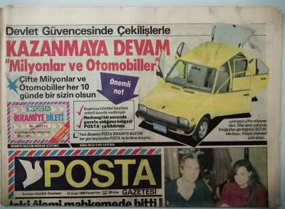 Posta Gazetesi 31 Ocak 1985 Emel Sayının Yüzü Güldü -GZ37345 - 1