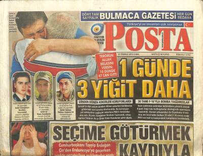 Posta Gazetesi - 31 Temmuz 2015 - Seksi Teyzeye Sulu Savaş, Sibel Can, Tarkan, Demet Akalın.. GZ99933 - 1
