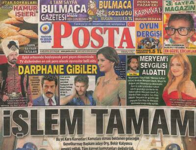 Posta Gazetesi 4 Ağustos 2013 - Bekir Kalyoncu Emekli Edildi GZ107768 - 1