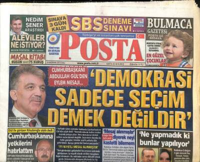 Posta Gazetesi 4 Haziran 2013 - GülDemokrasi Sadece Seçim Demek Değil GZ104839 - 1