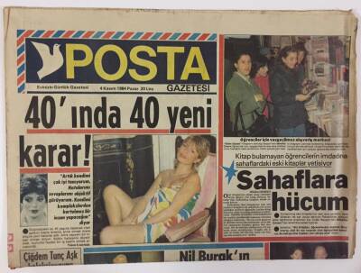 Posta Gazetesi 4 Kasım 1984 - Hülya Avşar İsveçli Bir Doktor İle Evleniyor GZ13099 - 1