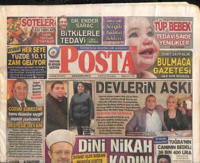 Posta Gazetesi 4 Kasım 2014 - Aytaç Yalman Balyoz Plan Semineri 2003te Benim Emirimle Yapıldı GZ106330 - 1