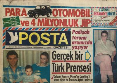 Posta Gazetesi 4 Mayıs 1985-Padişah Torunu Aramızda Yaşıyor GZ45238 - 1