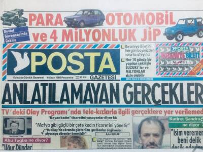 Posta Gazetesi 4 Nisan 1985 - Anlatılamayan Gerçekler GZ41906 - 1