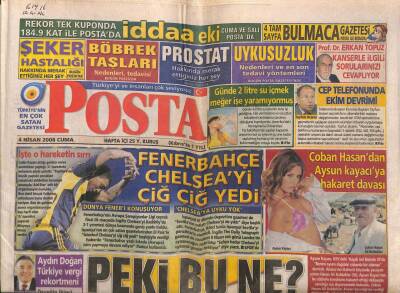 Posta Gazetesi 4 Nisan 2008 - Yılmaz Morgül , Piyasaya Yeni Çıkan Albümü Türk Sanat Müziği Klasiklerinin Gelirini Mehmetçik Vakfına Bağışlayacak GZ82651 - 1