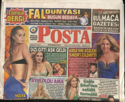 Posta Gazetesi 4 Ocak 2015 - Çağla Şıkelden Selulit Formülü - Arda Turanın Sözleri Sinemi Çıldırttı GZ125763 - 1