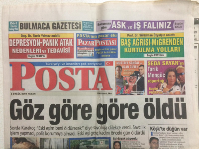 Posta Gazetesi 5 Eylül 2004 - Seda Sayanın Tarık Mengüç Röportajı GZ27817 - 1