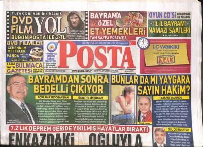 Posta Gazetesi 5 Kasım 2011 - Barzani Türkiyeye Ziyareti Öncesi Biranda Konuştu PKK Kandilden Çıkarılamaz GZ106324 - 1