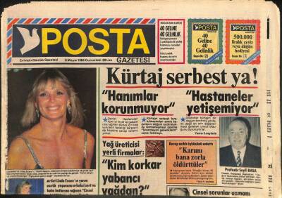 Posta Gazetesi 5 Mayıs 1984 - TRT Renkli Yayını Faizli Parayla Yapacak GZ114233 - 1