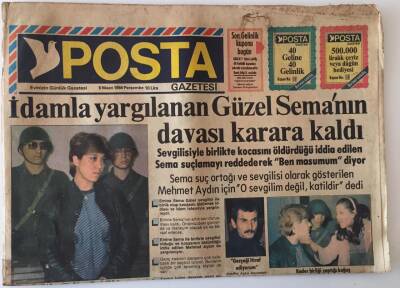 Posta Gazetesi 5 Nisan 1984 - Cihan Ünal Baldız Adlı Filmini, Baldızı Nazan Şoray Ve Eşi Türkan Şorayla Çevirecek GZ13832 - 2