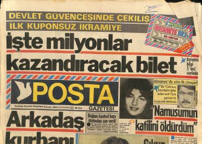 Posta Gazetesi 5 Ocak 1985 - 1985 Yılına Londrada Giren Bülent Ersoy Bu Sene Sahneye Çıkmak İstiyorum GZ114263 - 1
