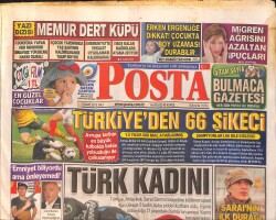 Posta Gazetesi 5 Şubat 2013 - Gazeteci Didem Tuncay'ın Sağ Gözünü Terör Aldı - Türkiye'den 66 Şikeci GZ158467 - Gökçekoleksiyon