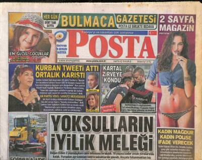 Posta Gazetesi 6 Ekim 2014 - Dünyanın En Pahalı Kokusu - Akademisyenlere Zam Müjdesi GZ106461 - 1