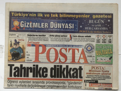 Posta Gazetesi 6 Kasım 1996 - Türkeş Sorulara Sinirlendi GZ5923 - 2