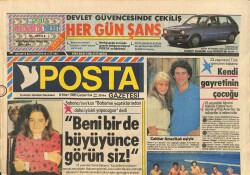 Posta Gazetesi 6 Mart 1985 - Ajda Pekkan Çalışanlara Kızarak Ticareti Bıraktı GZ114151 - 1