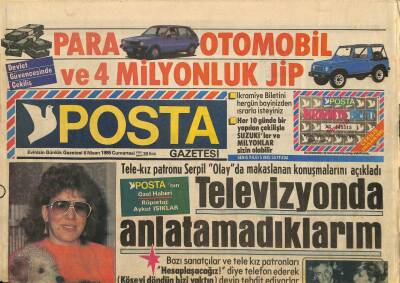 Posta Gazetesi 6 Nisan 1985 - Otomobilleri Bilgisayar Sürecek GZ114590 - 1
