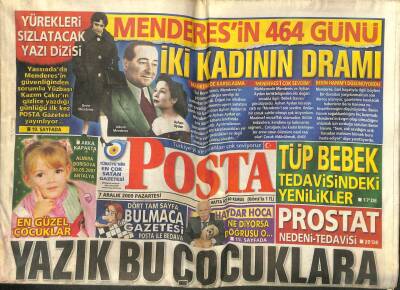 Posta Gazetesi 7 Aralık 2009 - İnan Kıraçtan İddia Atatürk Galatasaraylı GZ107396 - 1