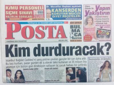 Posta Gazetesi 7 Haziran 2004 - İşte Okanın Kübalı Sevgilisi, Tehlikeli Kaçamak GZ42075 - 1