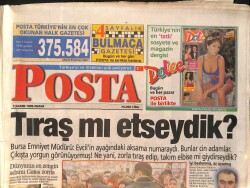 Posta Gazetesi 7 Kasım 1999 - Beyazıt Öztürk'ün Gizli Aşkı İpek Tanrıyar - Ay Yıldızlı Voleybolcularımız Olimpiyatlarda Finale Yükseldi GZ158111 - Gökçekoleksiyon