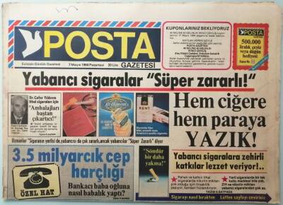 Posta Gazetesi 7 Mayıs 1984 Ajda Pekkan Eski Dost Düşman Olmaz -GZ33210 - 1