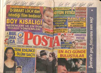 Posta Gazetesi 7 Şubat 2009 - Alkan Özalan Sevgilisi Emral Avşarın Tabutunu Öptü GZ82684 - 1