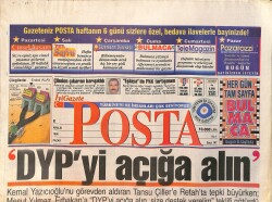 Posta Gazetesi 8 Aralık 1996 - Sezen Aksu'nun Dört Katlı Dünyası - Nilüfer Kendini Çocuklara Adadı GZ3154 - Gökçekoleksiyon