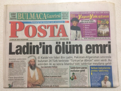 Posta Gazetesi 8 Aralık 2003 - Tarkan Kalçalarına Protez Taktırmış GZ23563 - 1