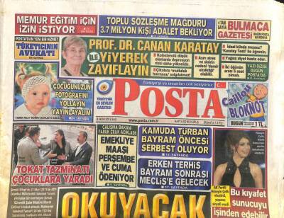 Posta Gazetesi 8 Ekim 2013 - Sabahat Tuncelin Tokatı Çocuklara Yaradı GZ104830 - 1