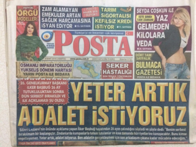 Posta Gazetesi 8 Mart 2014 - Yeter Artık Adalet İstiyoruz GZ27985 - 1