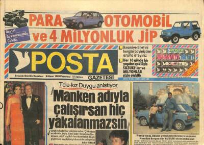 Posta Gazetesi 8 Nisan 1985 - Evlilik Ofisinde Nikahlanan Emel Sayın İnkar Kapısını Açık Tuttu GZ114588 - 1