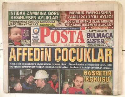 Posta Gazetesi 8 Ocak 2000 - Affedin Çocuklar GZ7213 - 1